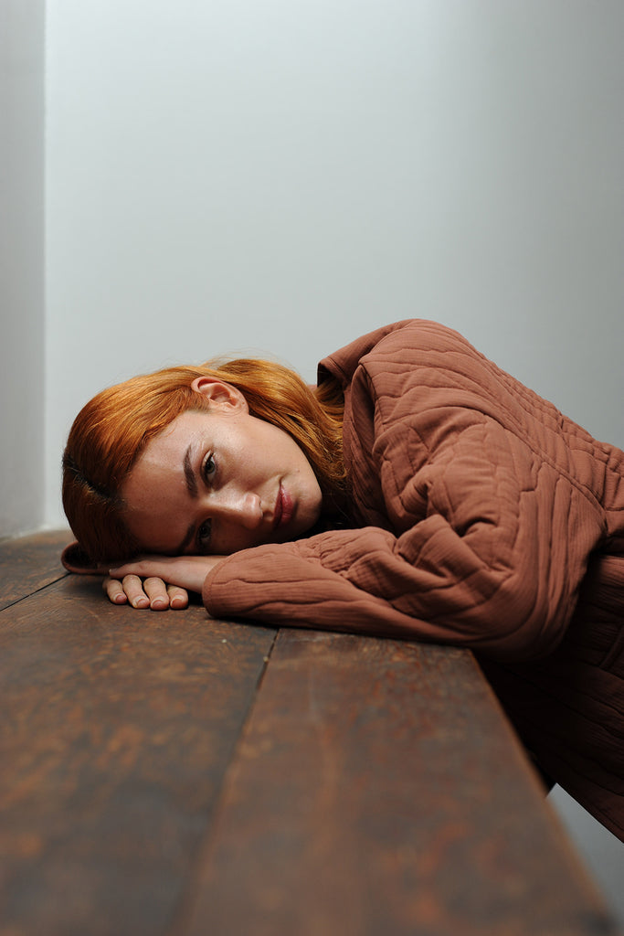 Chaqueta Quilt Algodón – Greda