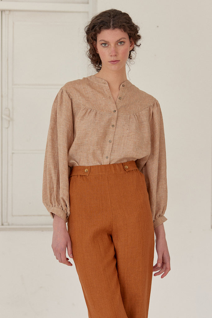 Pantalón Lino Cintura Elasticada - Néctar